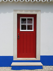 Image showing Red door