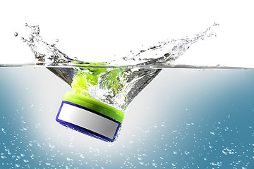 Image showing plastic box splash