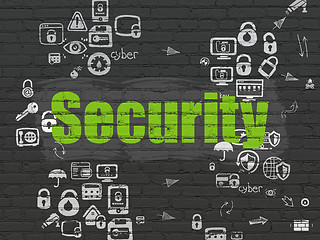 Image showing Safety concept: Security on wall background