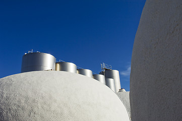 Image showing Wine tanks