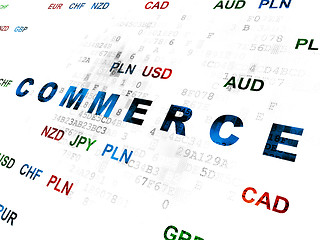 Image showing Business concept: Commerce on Digital background