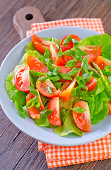 Image showing salad with tomato