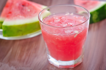 Image showing watermelon smoothie