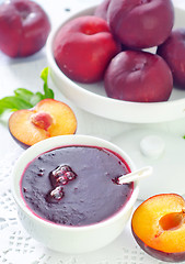 Image showing plum jam