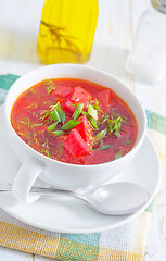 Image showing fresh soup