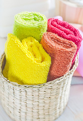 Image showing color towels