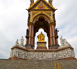 Image showing albert monument in london england kingdome and old construction