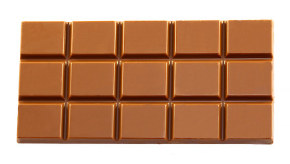 Image showing Tasty big bar of chocolate 