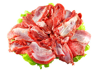 Image showing meat turkey lying  