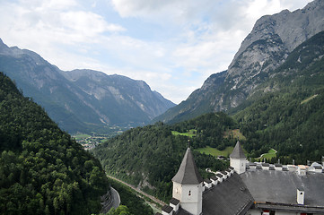 Image showing Hohenwerfen Castle, Austria