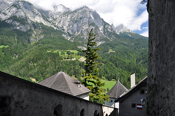 Image showing Hohenwerfen Castle, Austria