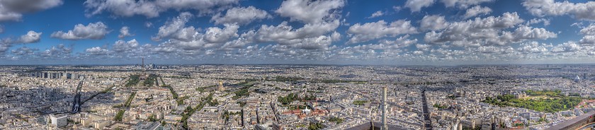 Image showing Paris from Montparnasse Tower