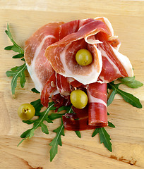 Image showing Jamon Appetizer