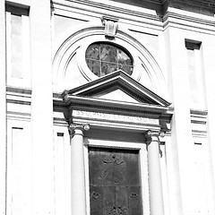 Image showing old door in italy land europe architecture and wood the historic