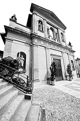 Image showing  exterior old architecture in italy europe milan religion       