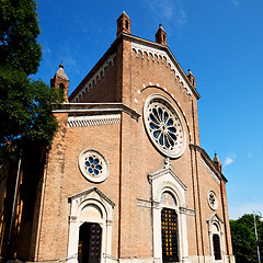 Image showing building old architecture in italy europe milan religion       a