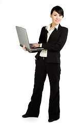 Image showing Working businesswoman