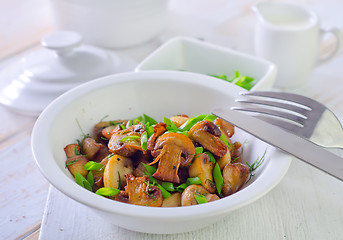 Image showing fried mushrooms