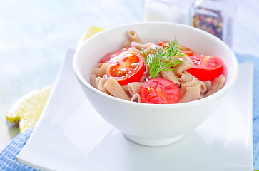 Image showing pasta with tomato