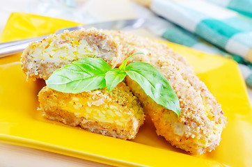 Image showing Chicken cordon bleu