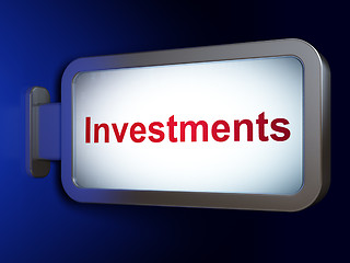 Image showing Banking concept: Investments on billboard background