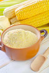 Image showing corn flour