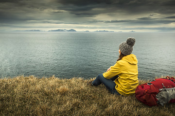 Image showing Backpacker Tourist