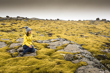 Image showing Surrounded by Icelandic moss