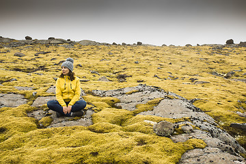 Image showing Surrounded by Icelandic moss