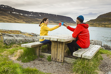 Image showing Couple having a nice day in nature