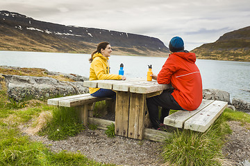 Image showing Couple having a nice day in nature