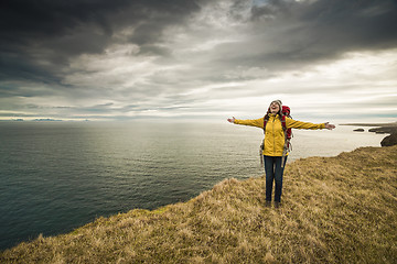 Image showing Backpacker Tourist