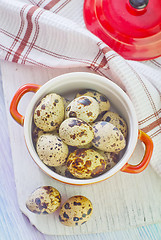 Image showing quail eggs