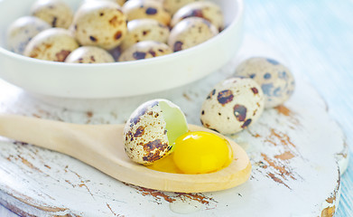 Image showing quail eggs