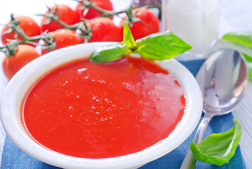 Image showing tomato soup