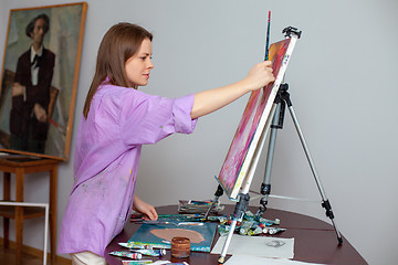 Image showing Creative artist for drawing in the studio