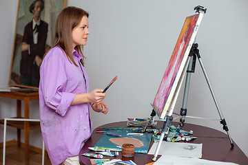 Image showing Creative artist for drawing in the studio