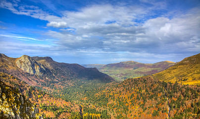 Image showing Beautiful Autumn Valley