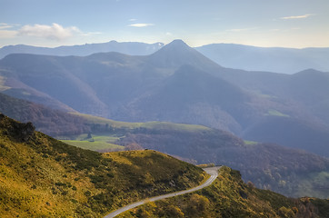 Image showing Scenic Road in Mountains