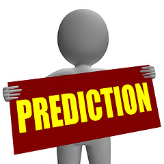 Image showing Prediction Sign Character Means Future Forecast And Destiny