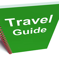 Image showing Travel Guide Book Represents Advice on Traveling