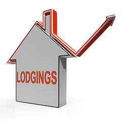 Image showing Lodgings House Shows Accommodation Or Residency Vacancy