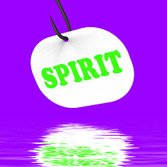 Image showing Spirit On Hook Displays Spiritual Body Or Purity