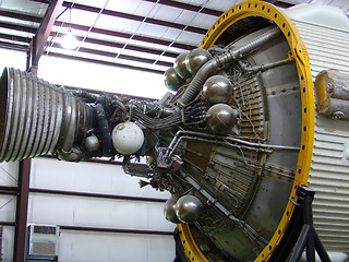 Image showing Space Shuttle Engine Parts