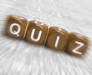 Image showing Quiz Dice Displays Correct Or Incorrect Answers