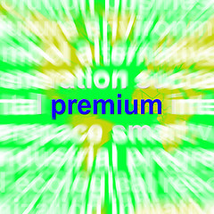 Image showing Premium Word Cloud Shows Best Bonus Premiums