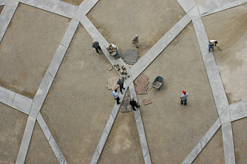 Image showing construction workers