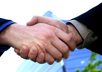 Image showing business handshake