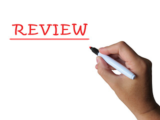 Image showing Review Word Means Analysis Checking And Feedback