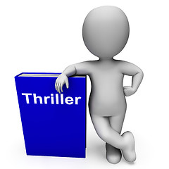 Image showing Thriller Book And Character Shows Books About Action Adventure M